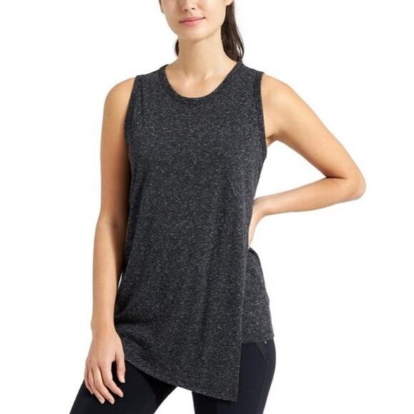 Athleta Tops - Athleta Gray Getaway Draped Flowy workout exercise sleeveless Tank Top womens XS
